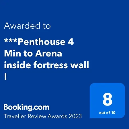 ***penthouse 4 Min To Arena Inside Fortress ! Apartment Verona